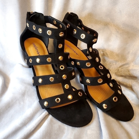comfort view Shoes - COMFORT VIEW BLACK HEELS 9.5 WW